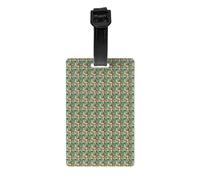 Sketch Hawaii Print Waterproof Luggage Tags for Air Travel Daily Use Vacation Suitcases Labels Set