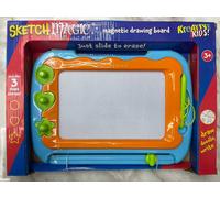 SKETCH MAGIC magnetic multi-colour drawing board with 3 shapes and pen doodle