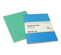 Sketch & Note Blue Bundle 125gsm A6 20 Sheets per Booklet