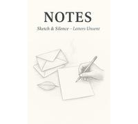 Sketch & Silence - Letters Unsent: A Delicate Notebook for Inner Thoughts & Memories