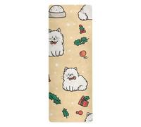 Sketch Style Cute Cartoon Cat yoga mat for hot yoga for exercise printed, non slip, hot yoga mat towel non slip grip with bags tapete para ejercicio 71x26 inches