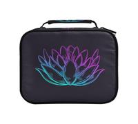 Sketch Style Lotus Colored Pencil Bag Large Capacity Pencil Case for Colouring Pencils Pen Bag Marker Organizer