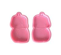 Sketch Woman Keychain Silicone Epoxy Mold Keychain Pendant Jewelry Crafting for Valentine Love Gift Epoxy Molds Jewelry Box Crown Set