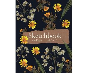 Sketchbook - 100 Sheet Acid-Free Drawing Paper, Ideal for Kids, Teens & Adults - Drawing and Coloring Pad Art Supplies: Superior Paper Quality: ... perfect for a variety of artistic mediums.