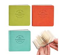 Sketchbook ad - Set of 3 5 x 5 cm, Hard Bind, Pocket for Drawings and Sketches, for Beginners Artists School Outdoor School Diary Drawing