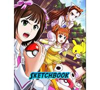 Sketchbook: Anime Mixed : 110 Pages of 8" x 10" Blank Paper for Drawing, Doodling or Sketching, Sketch Pad for Drawing Anime Manga Comics, Anime Boy and Girl (Vol 09)