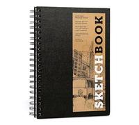 Sketchbook (Basic Medium Spiral Black): Acid-Free Quality Paper (128 pages): Volume 1 (Union Square & Co. Sketchbooks)