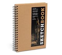 Sketchbook (basic medium spiral Kraft) (Sterling Sketchbook series): Volume 16: Acid-Free Quality Paper (128 pages)