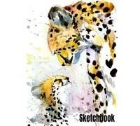 Sketchbook: Cheetah and Cub, 140 Page Blank Drawing Book To Sketch Your Style (8.5x11)