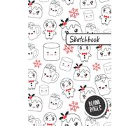 Sketchbook: Christmas Marshmallow, Hot Chocolate, Gingerbread and Pudding Sketchbook | A5 6x9" | 120 blank pages