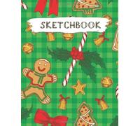Sketchbook: Christmas Pattern Practice Drawing, Paint, Write, Doodle, Large Blank Pages 8.5 x 11 for Notes, Sketching, Creative Diary, Manga and Journal (Volume 96)