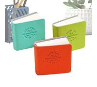 Sketchbook - Compact Drawing Notebook, 3-Pack | Paper 5x5cm 1.97x1.97in 48 Pages 300gsm Retro Morandi Cream Colorful Designs for Artists Writers Students Planners Home School Creative Drawing Jou