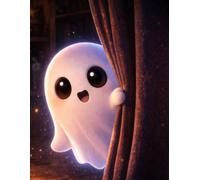 Sketchbook - Cozy Little Ghost: A creative space for sketching, doodling, and imaginative ideas