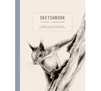 Sketchbook: Drawing Pad for Sketching and Creative Planning: 8.5x11 Inch Sketch Pad with Blank Pages, Composition Layouts, and Cream Paper (A Quiet ... (Quiet Orbit: Peaceful Nature Collection)