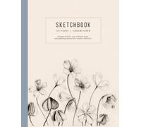 Sketchbook: Drawing Pad for Sketching and Creative Planning: 8.5x11 Inch Sketch Pad with Blank Pages, Composition Layouts, and Cream Paper (A Quiet ... (Quiet Orbit: Peaceful Nature Collection)