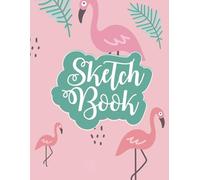 Sketchbook Flamingo Dot Grid: Dot grid notebook with flamingo theme