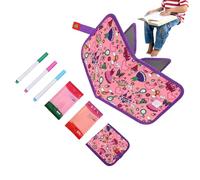 Sketchbook for Kids,Reusable Notebook Sketchbook Toy - Foldable Cute Drawing Tablet - for Home Education, Parties, Birthdays, Christmas, Travel, Holiday, Car Holiday,