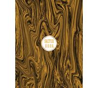 sketchbook: Gold & black cover (8.5 x 11) inches 110 pages, Blank Unlined Paper for Sketching, Drawing , Whiting , Journaling & Doodling: Volume 1 (Gold & black sketchbook)