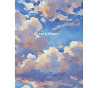 Sketchbook: Head in the Clouds: A 200-Page Journey for Your Visionary Art | Extra-Large Sketchpad for Intuitive Drawing and Creative Flow | High-Quality Unlined Paper