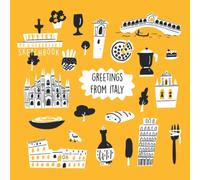 Sketchbook /ITALY: A Large Square Sketchbook with Blank and White Paper - 100 Pages ( 8.5" x 8.5" ) for Drawing, Sketching, Painting and Recording Creative Ideas.