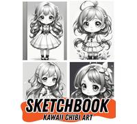 Sketchbook: Kawaii Chibi Art: Perfect for beginners and professionals to trace, refine, and create adorable chibi art with ease.