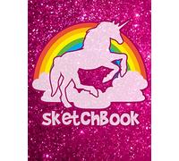 Sketchbook: Large 8.5x11 Blank Sketch Paper 100 Pages - Pink Unicorn Sketch Book For Kids Sketchbook Gift for Girls