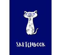 Sketchbook: Love my Cute cat Kitty (8.5 x 11) inches 120 pages, Blank Unlined Paper for Sketching, Drawing ,Doodling