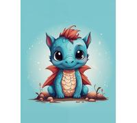 Sketchbook Magic Dragon, Large sketchbook, Notebook Blank paper, Artistic Creative, Drawing, Illustration, for children: Fun, Creativity, Soothing, ... Harmony, Therapy, Relaxation, For children