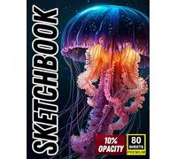 Sketchbook: Nature & Ocean Realms 80 Sheets of 10% Opacity Tracing Art for Artists: Landscapes, Underwater Worlds & Wildlife | Large Magazine-Style ... for Tracing, Practice & Skill Refinement