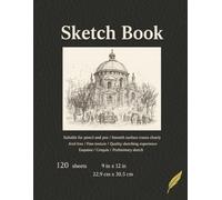 Sketchbook - Premium Blank Drawing Book: 120 Blank Pages, 8.5" × 11", Ideal for Artists, Pencil & Ink Sketching