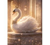 Sketchbook - Royal Swan Palace Dreams: A creative space for sketching, doodling, and imaginative ideas