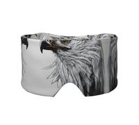 Sketching an Eagle Adjustable Sleep Eye mask and Earmuffs, Unisex Side Sleeping Headband (26.8 * 4.3 inches), Indoor and Outdoor Travel Yoga Comfort Cover,