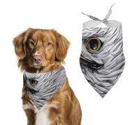 Sketching an Eagle Dog Bandanas for Feeding Grooming, Triangle Pet Bibs Washable Pets Scarf for Cats & Dogs