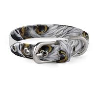 Sketching an Eagle Dog Collar, Soft Comfortable Pet Collar for Small & Medium Dogs, Adjustable Durable Cat Collars for Puppies