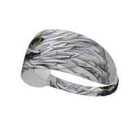 Sketching an Eagle Elastic Sports Headband for Running, Cycling Yoga, Sweat-Absorbing Breathable Head Wrap, Fits Most Men Women