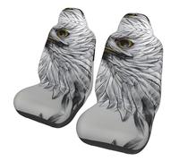 Sketching An Eagle Front Car Seat Covers, Suitable For Most Cars, Vans, #Trucks, And Suvs. Washable. Comes In A 2-Piece Set.