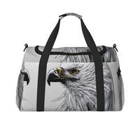 Sketching an eagle It is a hand-held crossbody travel bag with large capacity and multi-functions, a must-have for outdoor travel