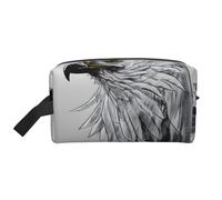 Sketching an Eagle Large Capacity Travel Toiletry Bag for Organizing Toiletries and Small Items Suitable for Travel Daily and Gym