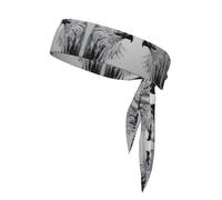 Sketching an Eagle Performance Sports Headband - Double Sided Moisture Wicking Workout Head Tie for Running, Yoga & Gym