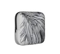 Sketching an Eagle Period Proof Storage Bag-Feminine Hygiene Travel Case for Sanitary Pads, Discreet Mensural Pouch for Purse Office