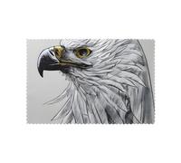 Sketching an eagle Placemat set of 6, non-slip, heat-resistant, washable, suitable for kitchen tables.