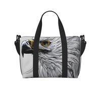 Sketching an Eagle Prints Handbag Crossbody Travel Bag Comfortable Lightweight and Waterproof Suitable for Travel and Everyday Use.