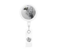 Sketching an Eagle The Plastic Retractable Badge Holder is Made of ABS Material and The Rope is Nylon
