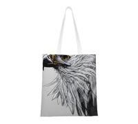 Sketching An Eagle Totes. Lightweightcanvas, Double Handles, Stylish Women'S Tote Bag, Perfect For Shopping, Work And Everyday Carry.
