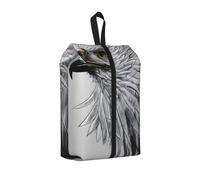 Sketching an Eagle Water Resistant Travel Shoe Bag with Handle for Suitcase Sneakers Boots Gym 1 PC