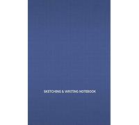 Sketching And Writing Notebook: Alternate Lined and Dual Blank Pages