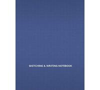 Sketching And Writing Notebook: Dual Alternate Lined and Blank Pages