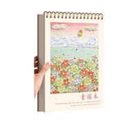 Sketching Pad Professional Sketch Book for Artists with Thick Paper for Colored Pencils Watercolor Markers Thick Paper Drawing Notebook