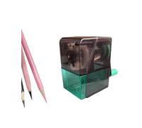 Sketching Pencil Sharpener for Artists, Long Point Sharpener for 1.4-23mm Pencils, Suitable for Charcoal, Colored Pencils, Drawing (Small Sketch Pencil Sharpener（Green-Black）)