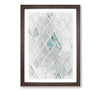 Sketching The Architecture Vol.67 Framed Print | A2 Walnut Framed Wall Art | Ready to Hang | Modern Cityscape Picture | Living Room Bedroom Lounge Office